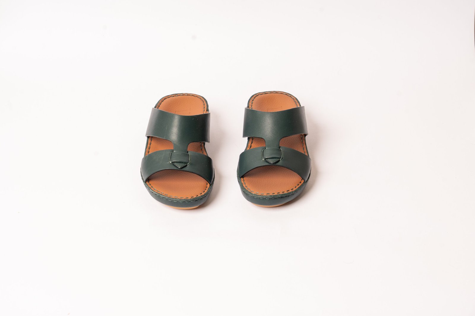 1495 Boys Nappa Leather Dark Green - الصورة 2