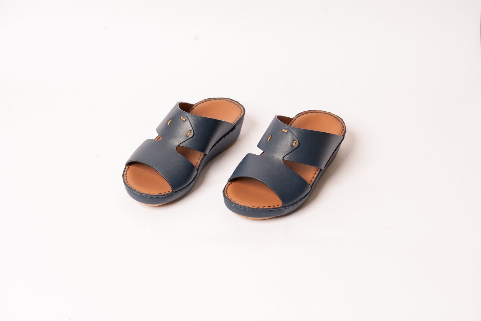 4740 Boys Nappa Leather Dark Blue