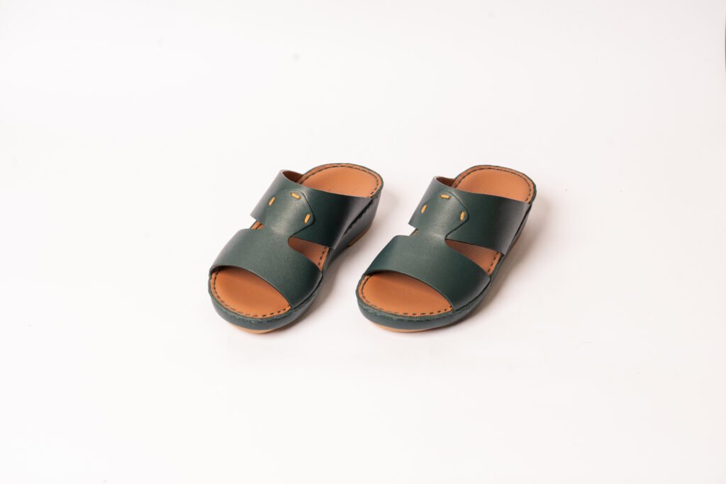 4740 Boys Nappa Leather Dark Green