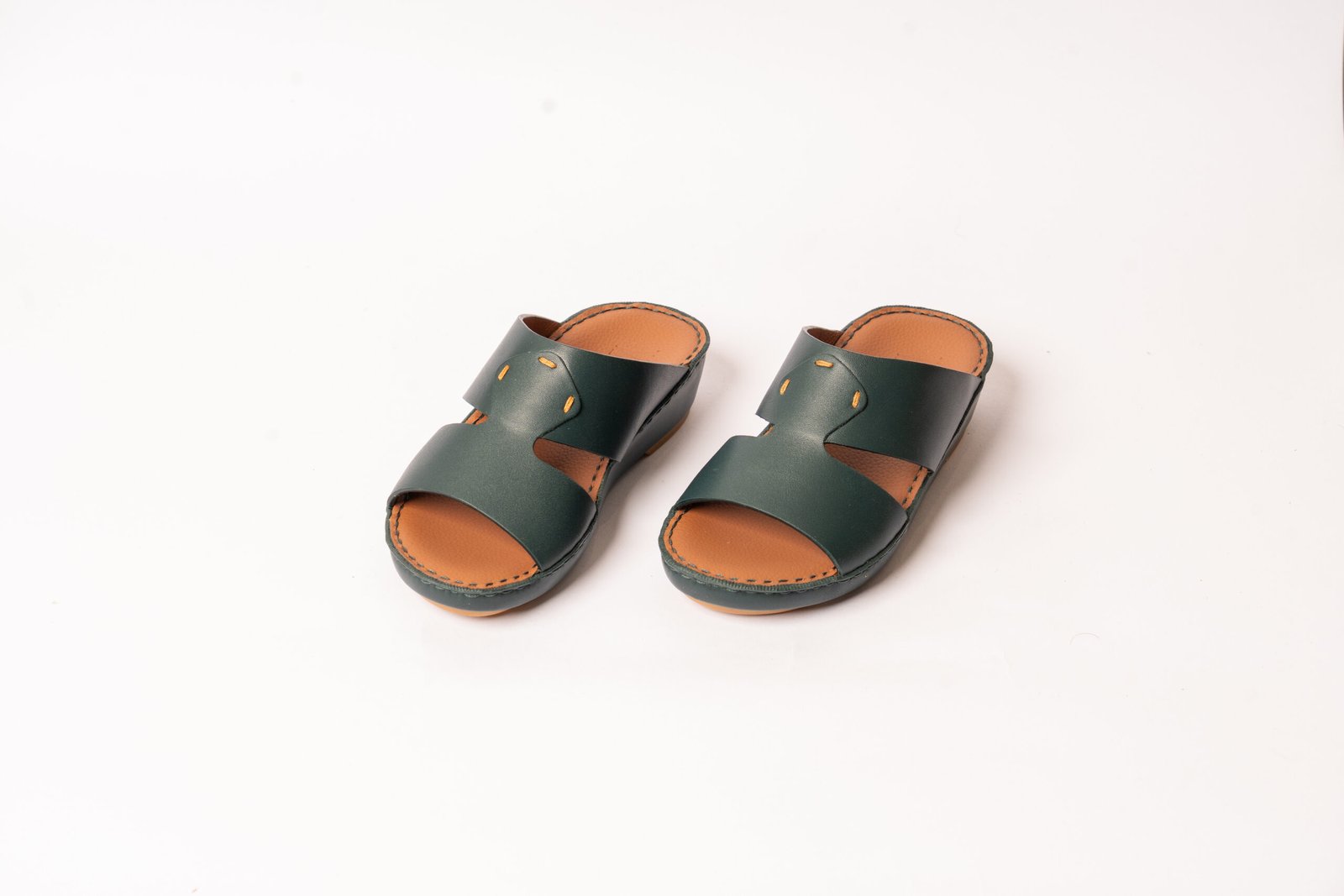 4740 Boys Nappa Leather Dark Green
